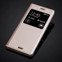 Чехол для телефона sony Xperia X Performance с окошком для просмотра, откидной Чехол из искусственной кожи для sony XP F8131 F8132, чехлы для телефонов