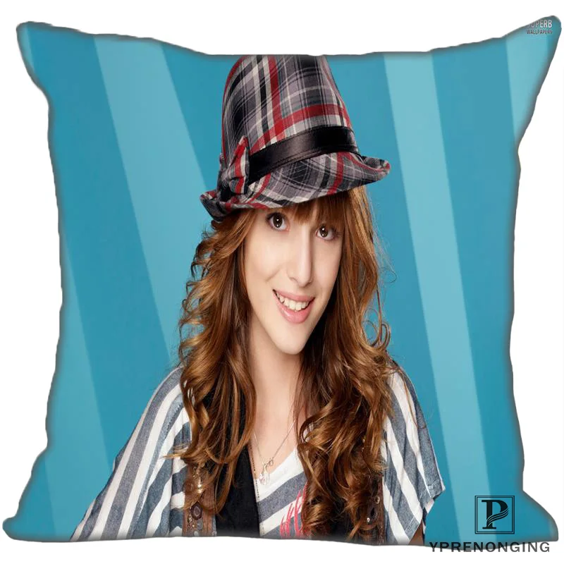 Best Custom Bella Thorne(1)@ 1 Наволочка на подушку, спальня домашний квадратный наволочка на молнии(одна сторона)#190404-01-71