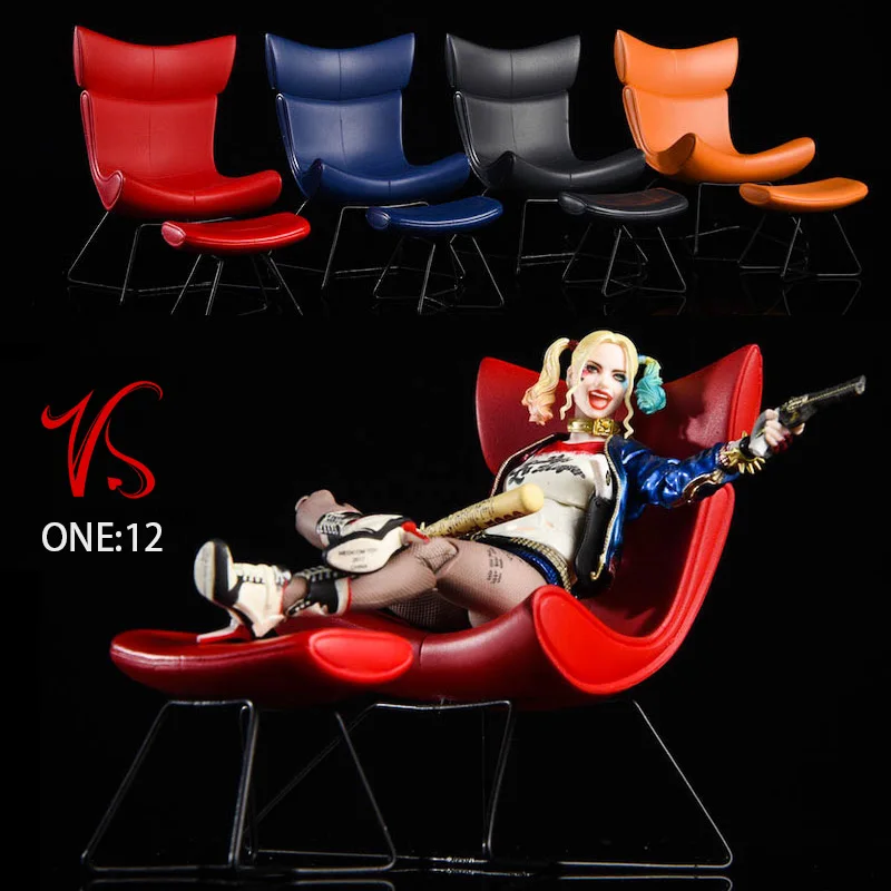 

VSTOYS 1/12 19XG45 Alloy Leisure Chair Scene Combination for 6inch Action Figure DIY