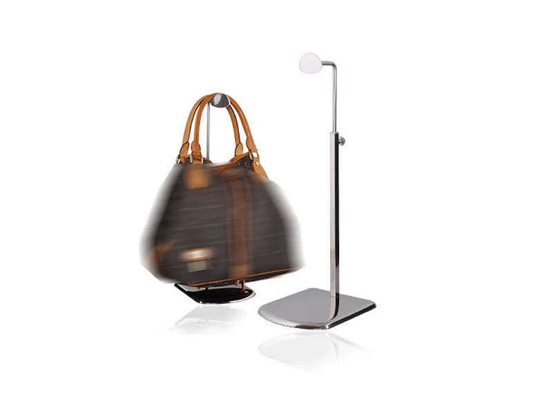 

Free Shipping Women Handbag Stand Display Adjustable Height Lady Handbag Display Rack Bag Hook Display Model 8065