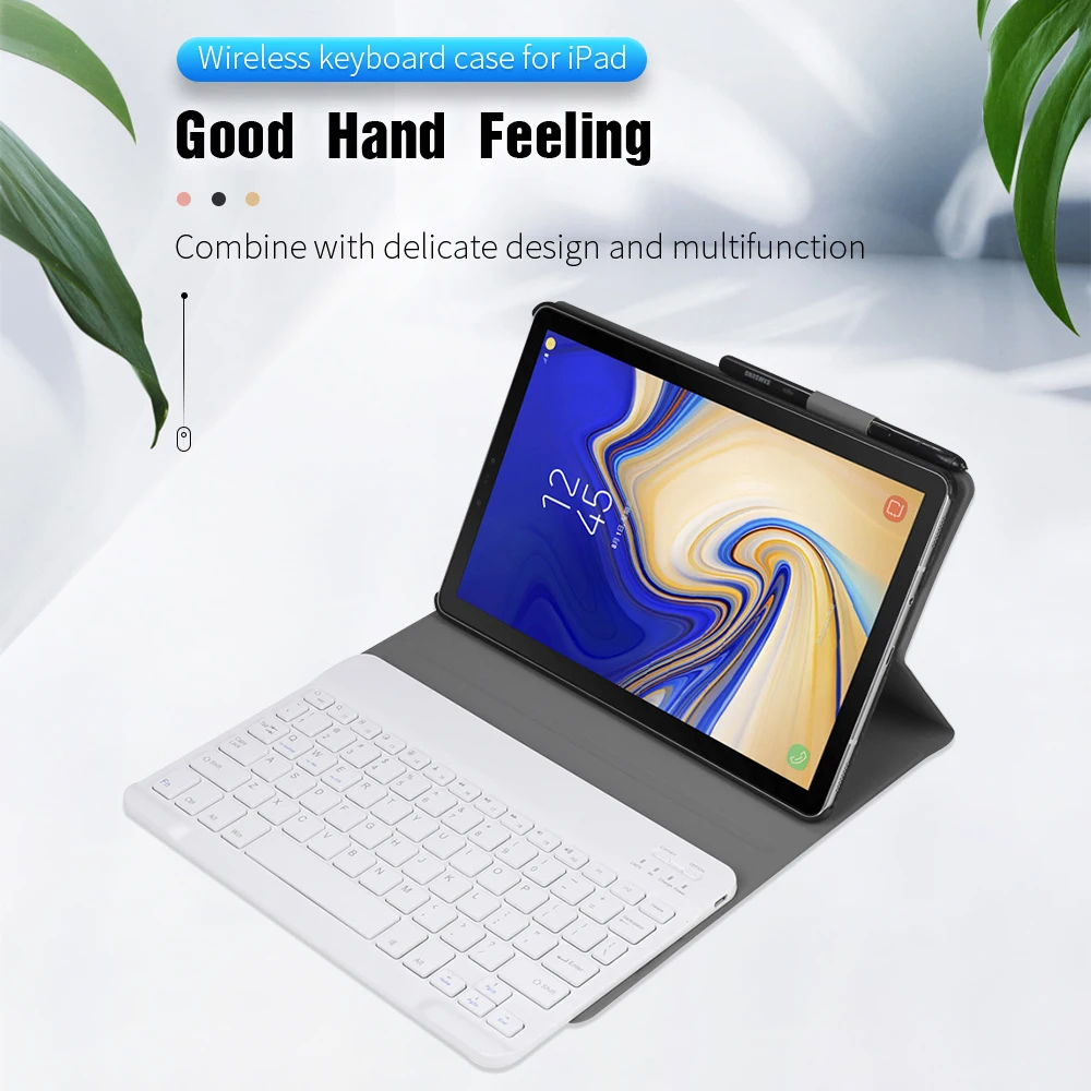 

Wireless Keyboard Case for Samsung TAB A 10.1 Bluetooth Keyboard Tablet Flip Cover for Samsung TAB A 10.1 2019 with Pencil Strip