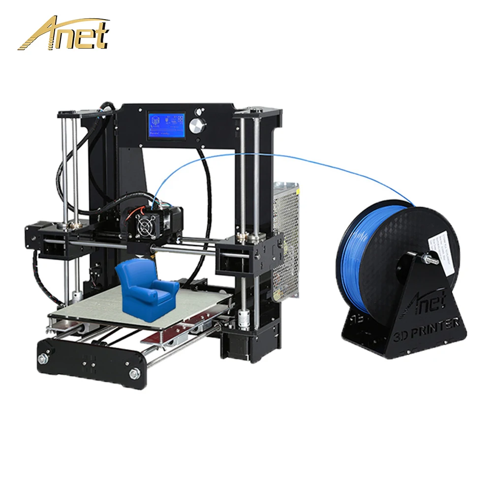 Anet A8 A6 автоматический уровень 3d Принтер Комплект высокоточная плата Reprap Prusa i3 FDM