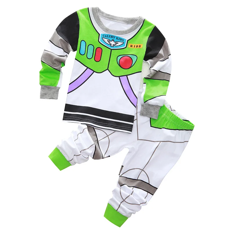 

CostumeBuy Toy Story Kids Odyssey SleepWear Suits Child Toy Story Buzz Lightyear Autumn Homewear Baby Warm Pajamas Suit L920