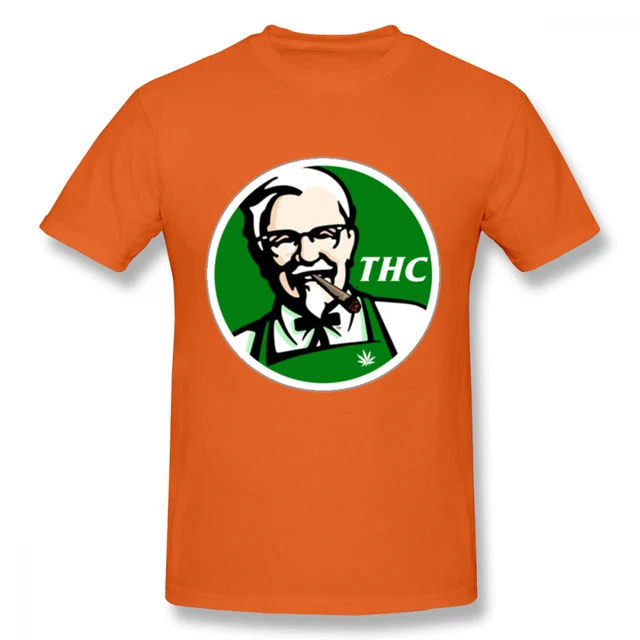 KFC Parodie THC Weed T SHIRT funny design unique Anime Tee-shirt parodie adultes 0123