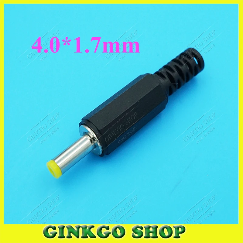 20pcs/lot 4.0*1.7MM 12V Male DC plug DC Power Connector for PSP Free