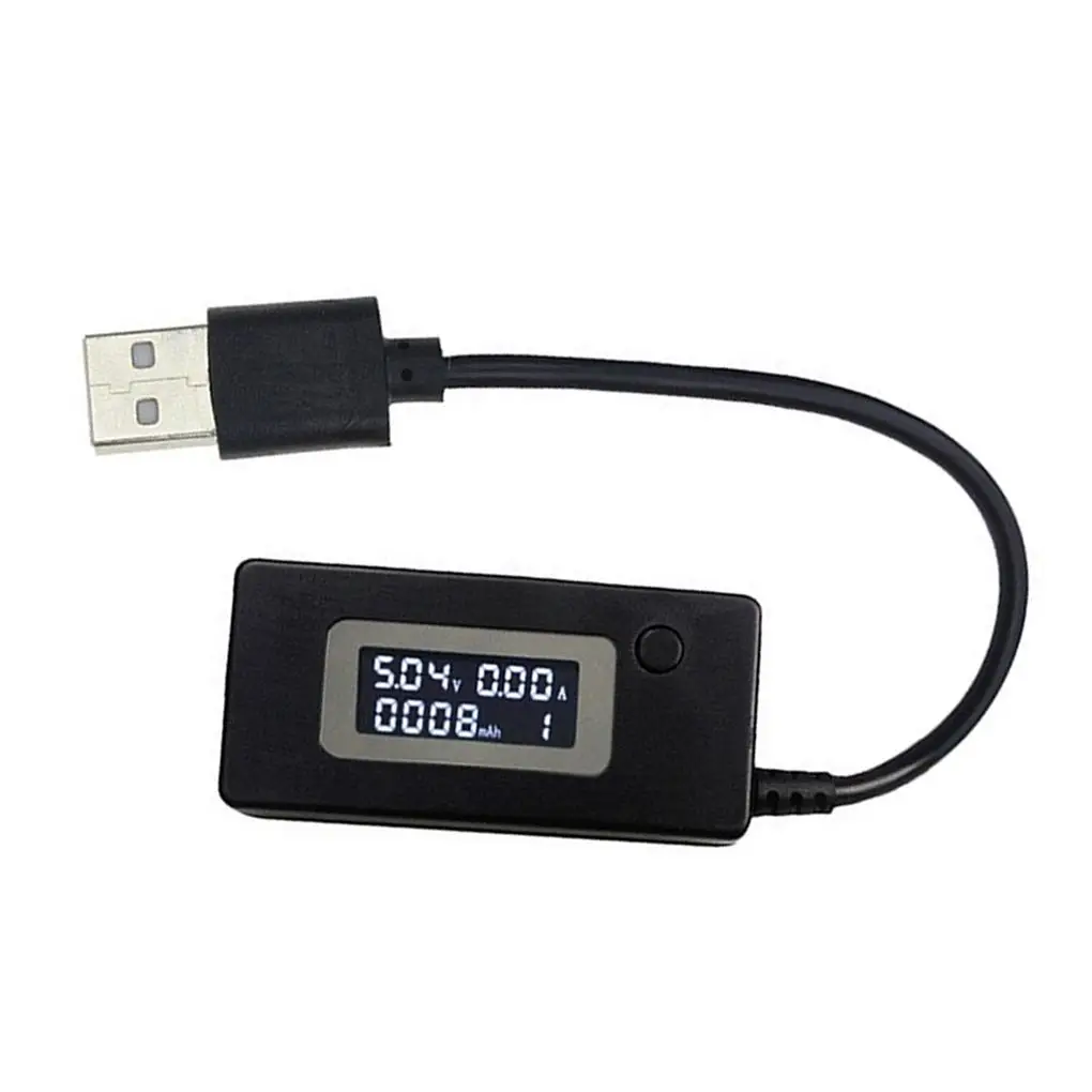 LCD USB Voltage/Amps Power Meter Tester Multimeter Test Speed of Chargers Cables Capacity of Power Banks