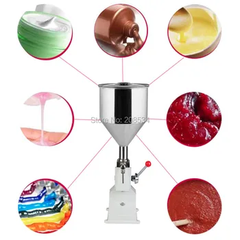 Hand cream liquid filling machine Manual filling machine for honey, paste, oil, shampoo