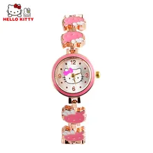 Дети рисунок «Hello Kitty» часы дети мультфильм часы детские часы для девочек милый ребенок часы relogio infantil reloj enfan