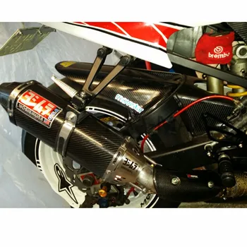 

Motorcycle For Yoshimura Exhaust Muffler Real Carbon Fiber Pipe Protector Heat Shield Cover For Honda 300/R3/25 ZX6R/10/Z250