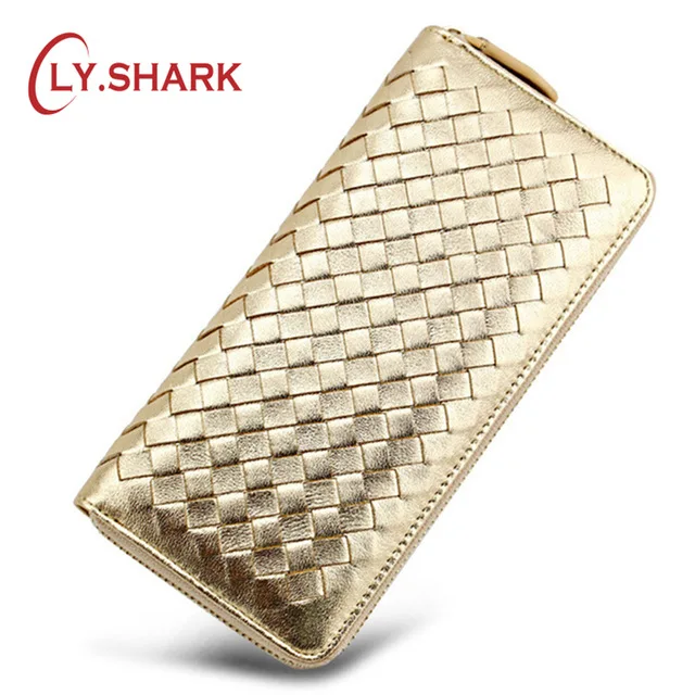 LY. SHARK кошелек из натуральной кожи Женский с отделением для кредитных карт