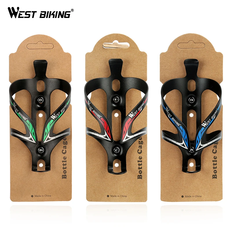 WEST BIKING Bike Ultra Light Aluminum Alloy MTB Road Bicycle Bottle Holder Bike Mountain Cycling Fixed Gear Water Bottle Cage