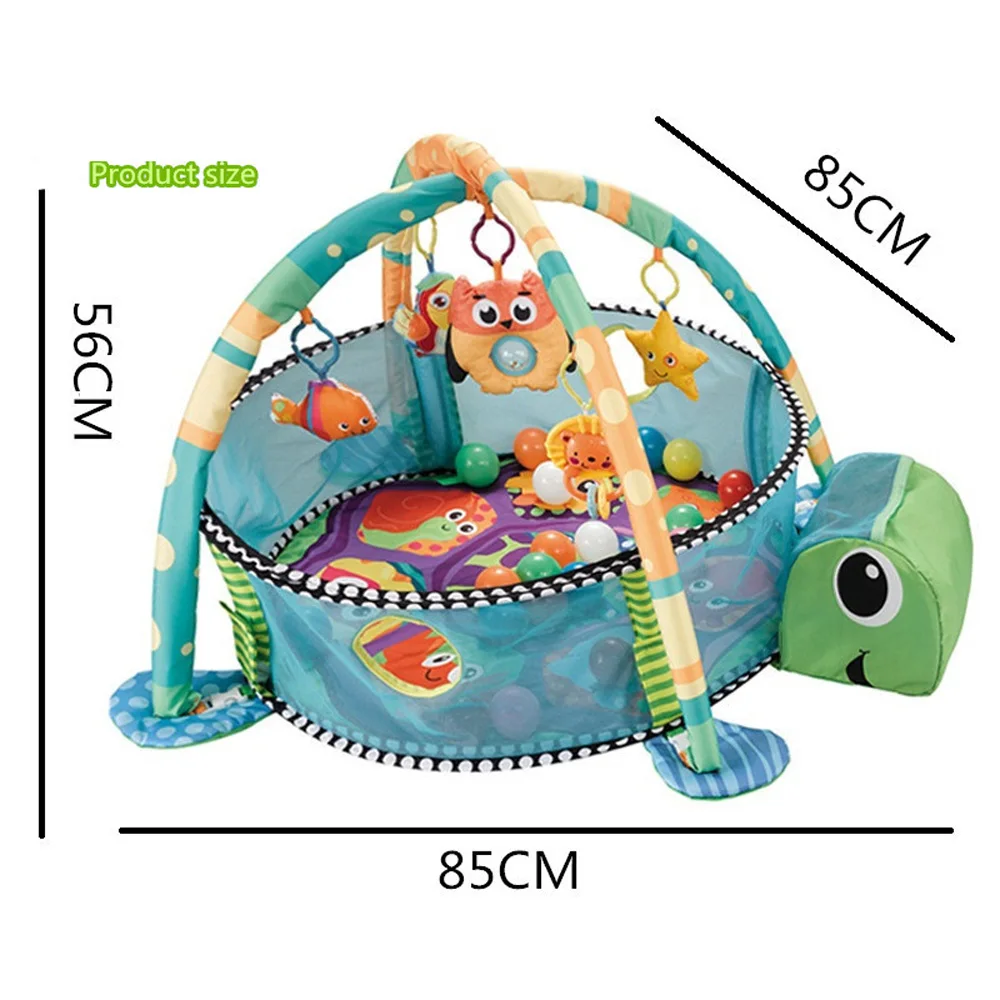 Детский игровой коврик, От 0 до 1 года, Детский развивающий коврик для ползания, игровой коврик для тренажерного зала, мультяшное одеяло, игрушечный мяч, игровой коврик