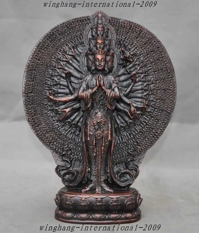 

Crafts statue China Buddhism Bronze Avalokitesvara Avalokiteshvara Bodhisattva Guanyin Statue halloween