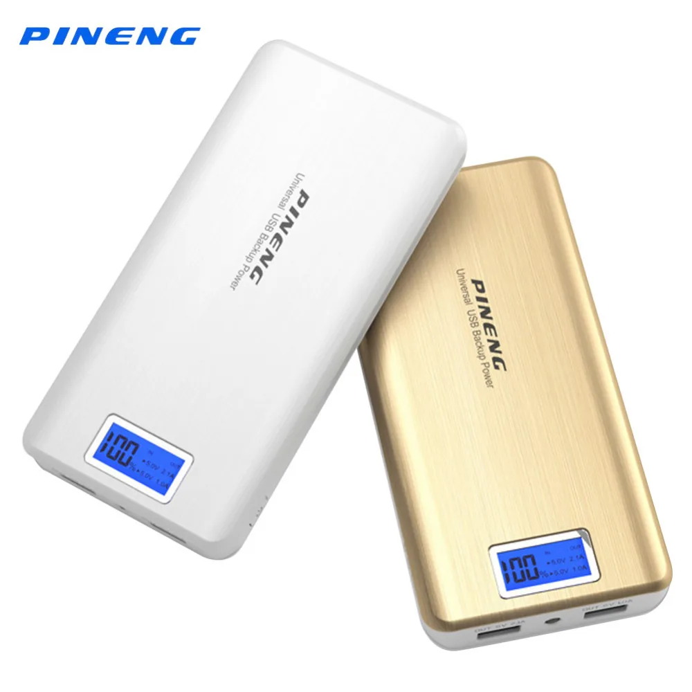 imágenes para Pineng PN999 Original Banco de la Energía 20000 mAh Li-polymer Batería Pantalla LCD Dual USB Power Bank Cargador Portátil para Smartphone imágenes para Pineng PN999 Original Banco de la Energía 20000 mAh Li-polymer Batería Pantalla LCD Dual USB Power Bank Cargador Portátil para Smartphone