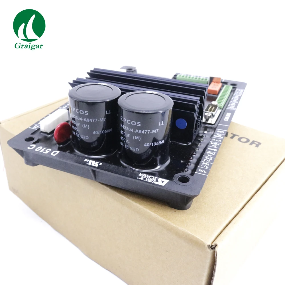 Leroy Somer Original D510C AVR Digital Voltage Regulator Which Monitors and Regulates the Alternator Output Voltage
Leroy Somer Original D510C AVR Digital Voltage Regulator Which Monitors and Regulates the Alternator Output Voltage