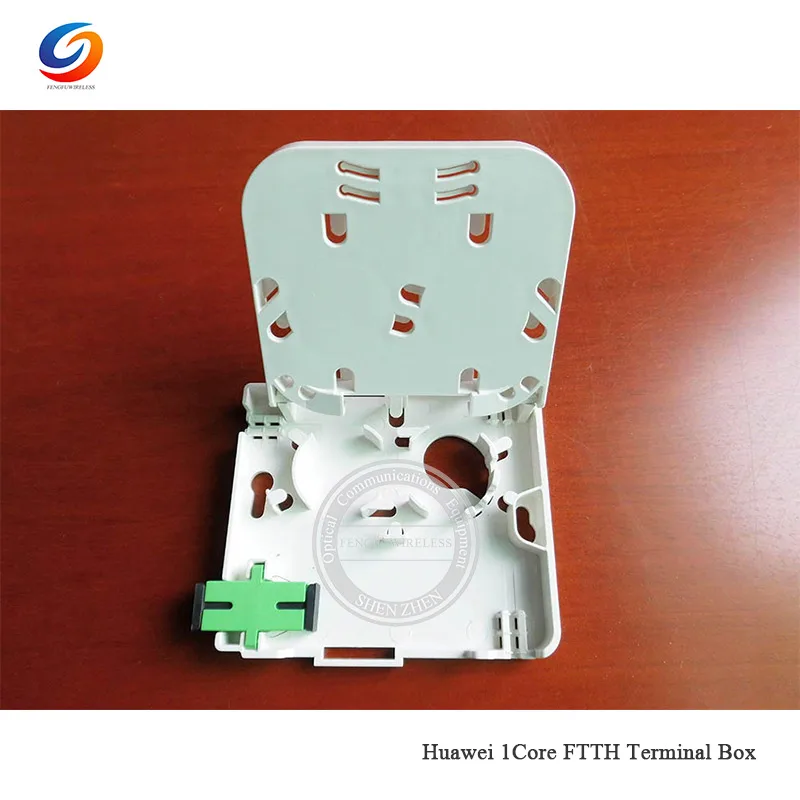

10pcs/lot High Quality FTTH 1 Core simplex or duplex adapter SM/MM coupler Fiber Optic terminal box