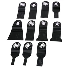 11pcs Kit Oscillating Tool Saw Blades Set Multi for Renovator Power Tools Fein Multimaster Cutting Dremel Accessories