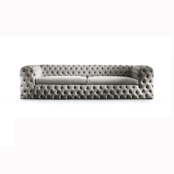 

Trussardi designer villa sofa design custom color 4 seater sofa set