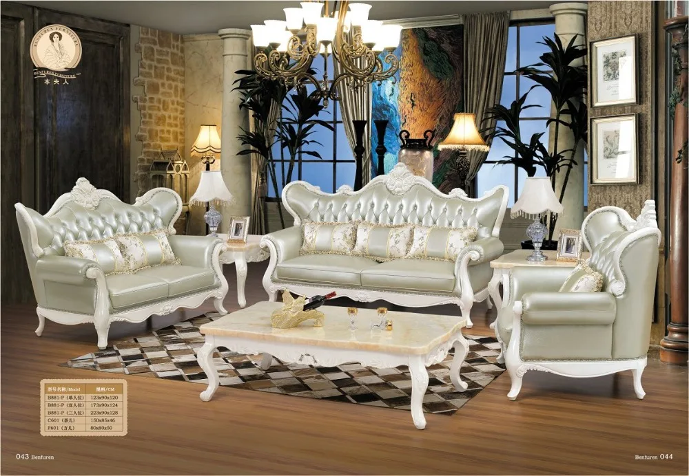 cheap Armchair Sofas For Living Room Set Antique Muebles Bean Bag Chair Sofas Direct Factory Luxury European Style Wooden Carved Sofa