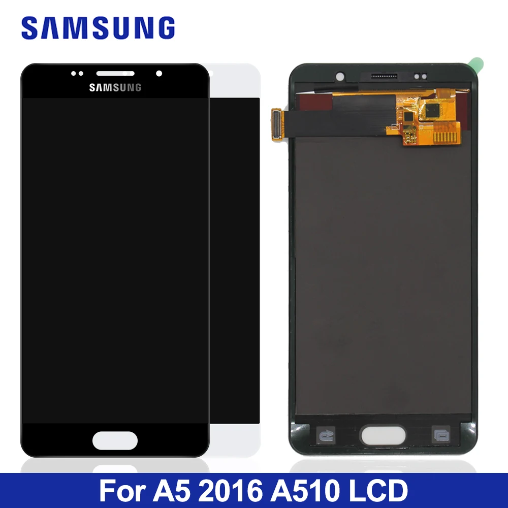 

Can adjust LCD Replacement For Samsung Galaxy A5 2016 A510 A510F A510M A510FD LCD Display Touch Screen Digitizer Assembly