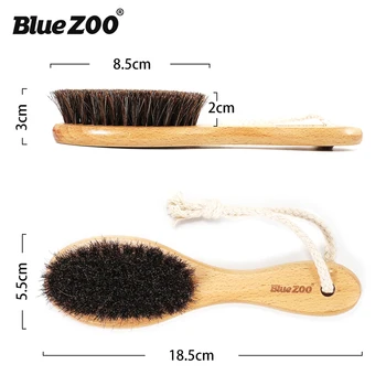 

Blue ZOO 2019 New Wooden Multifunction Hair Beard Moustache Head Shoes Brush Bathing Body Cleaning Tools