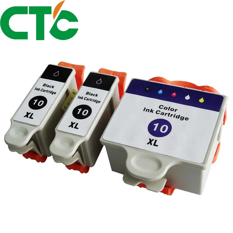 

3 Pack Ink Cartridge Compatible for Kodak 10 Kodak Easyshare 5100 5300 5500 ESP 3 5 7 9 ESP 3250 5250 7250 9250 5210