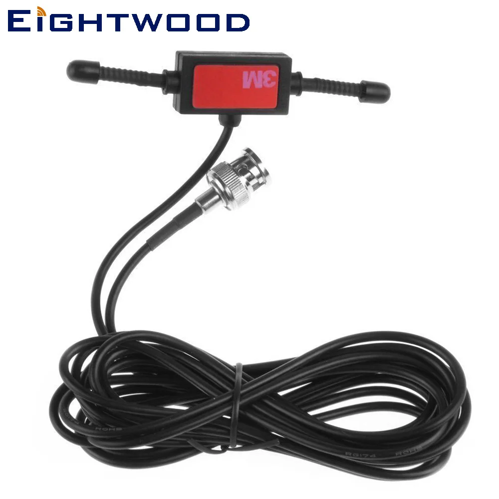 Eightwood Scanner antenna for Uniden Motorola CB Ham radio BNC Adapter