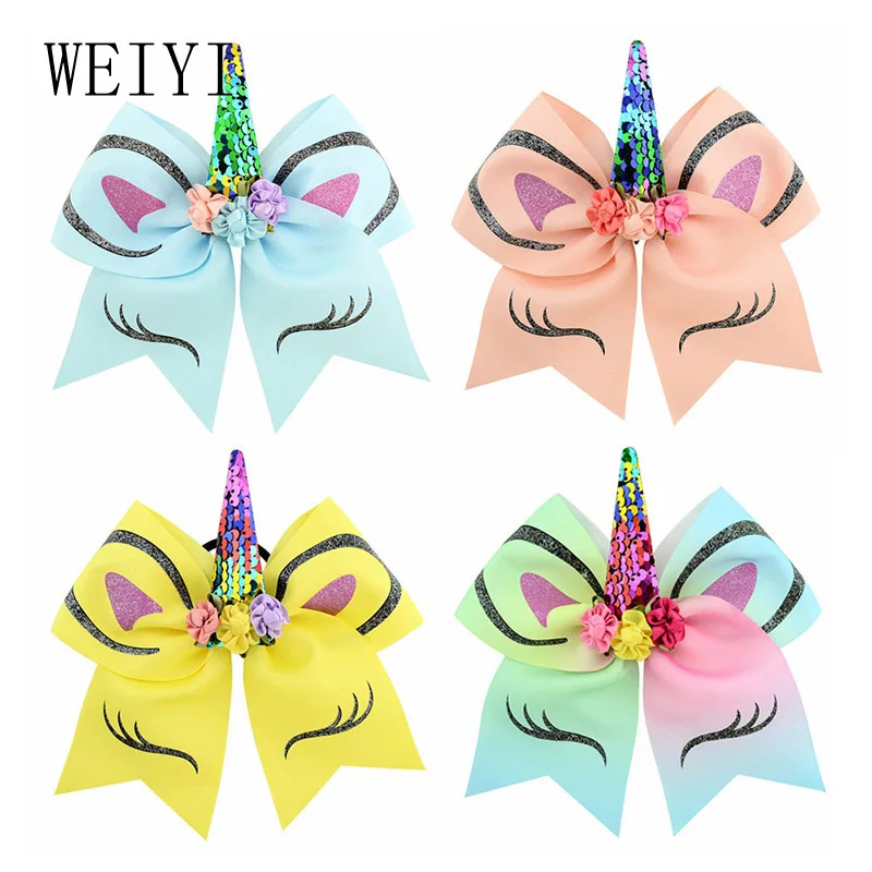 

Girl Unicorn Hairpin Flip Sequins Mosaic Children Exquisite Manual Headwear Colorful Colours Baby Girl Unicorn Hairpin 870