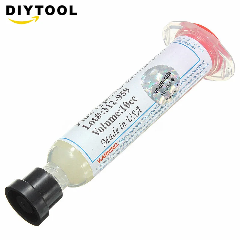 

NC-559-ASM-UV BGA PCB No-Clean Solder Paste Welding Advanced Oil Flux Grease 10cc NC-559 Soldering Repair