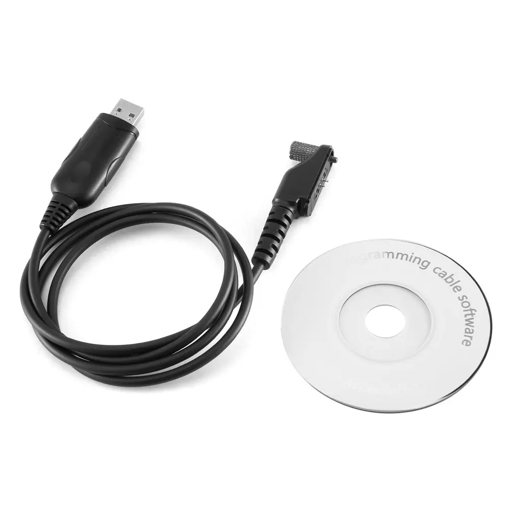 

110CM USB Programming cable + CD with Driver For Icom IC-F30 IC-F50 IC-M87 IC-F40GT OPC-966 Radio Direct Connection