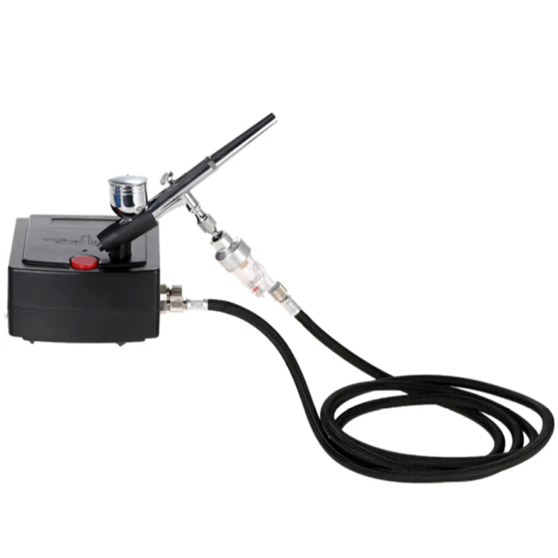 

Art Painting Tattoo Feed Dual Action Airbrush Air Compressor Kit Manicure Craft Cake Spray Model Nail Set