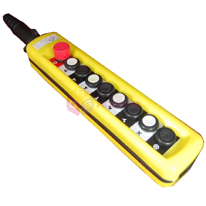 NEW Emergency Stop Buttons 2 Speed Operators Hoist Crane 8 Pushbutton