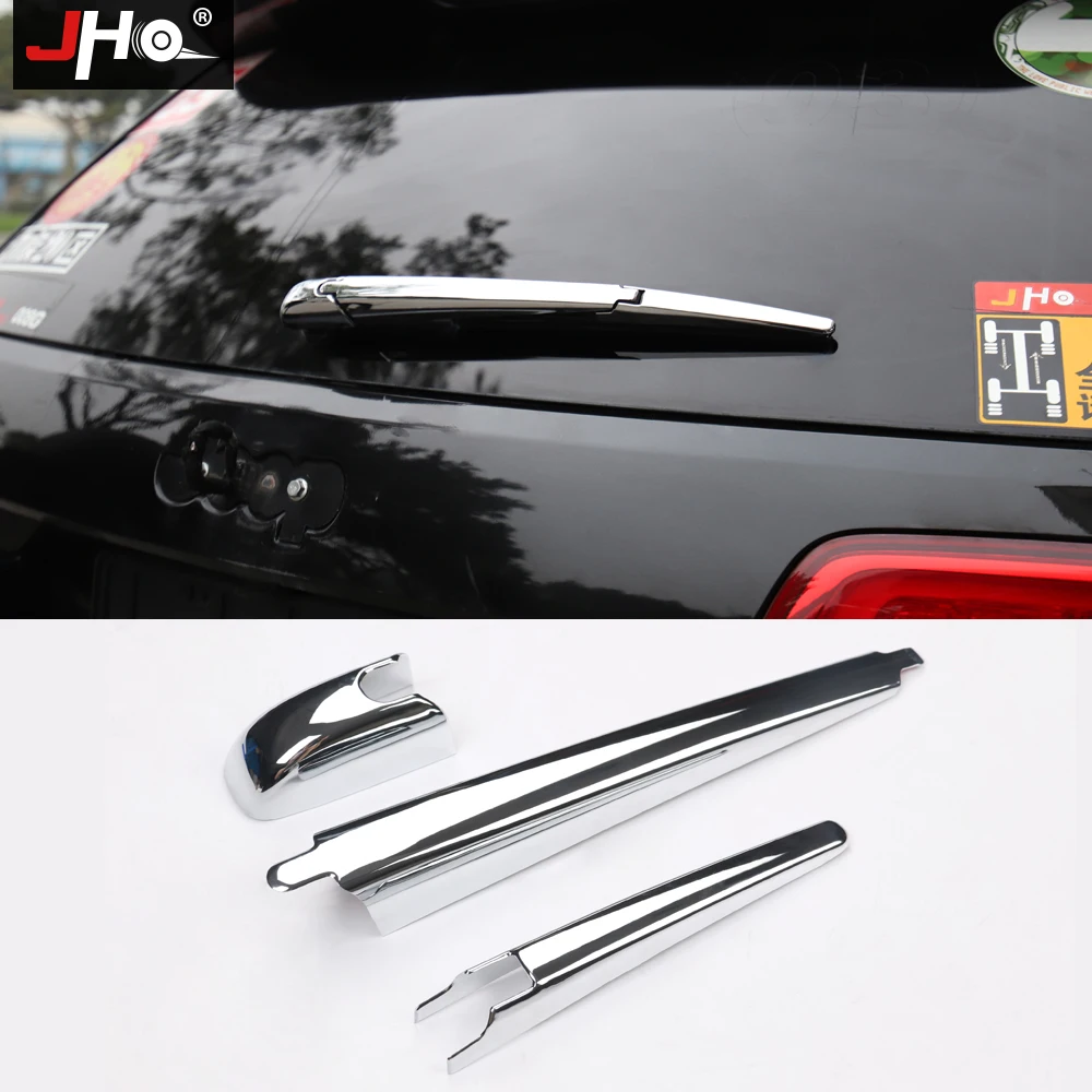 JHO хром задний дождь Wiper Nozzel Крышка Накладка для- Jeep Grand Cherokee внешний автомобиль Стайлинг Аксессуары