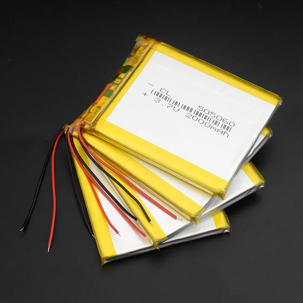 YCDC 3 7 V литий полимерный аккумулятор gps навигация 505060 2000mah большой емкости