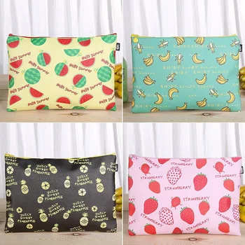 

Fruit file bag pencil case file folder documents filling bag office school suppllies stationery bag