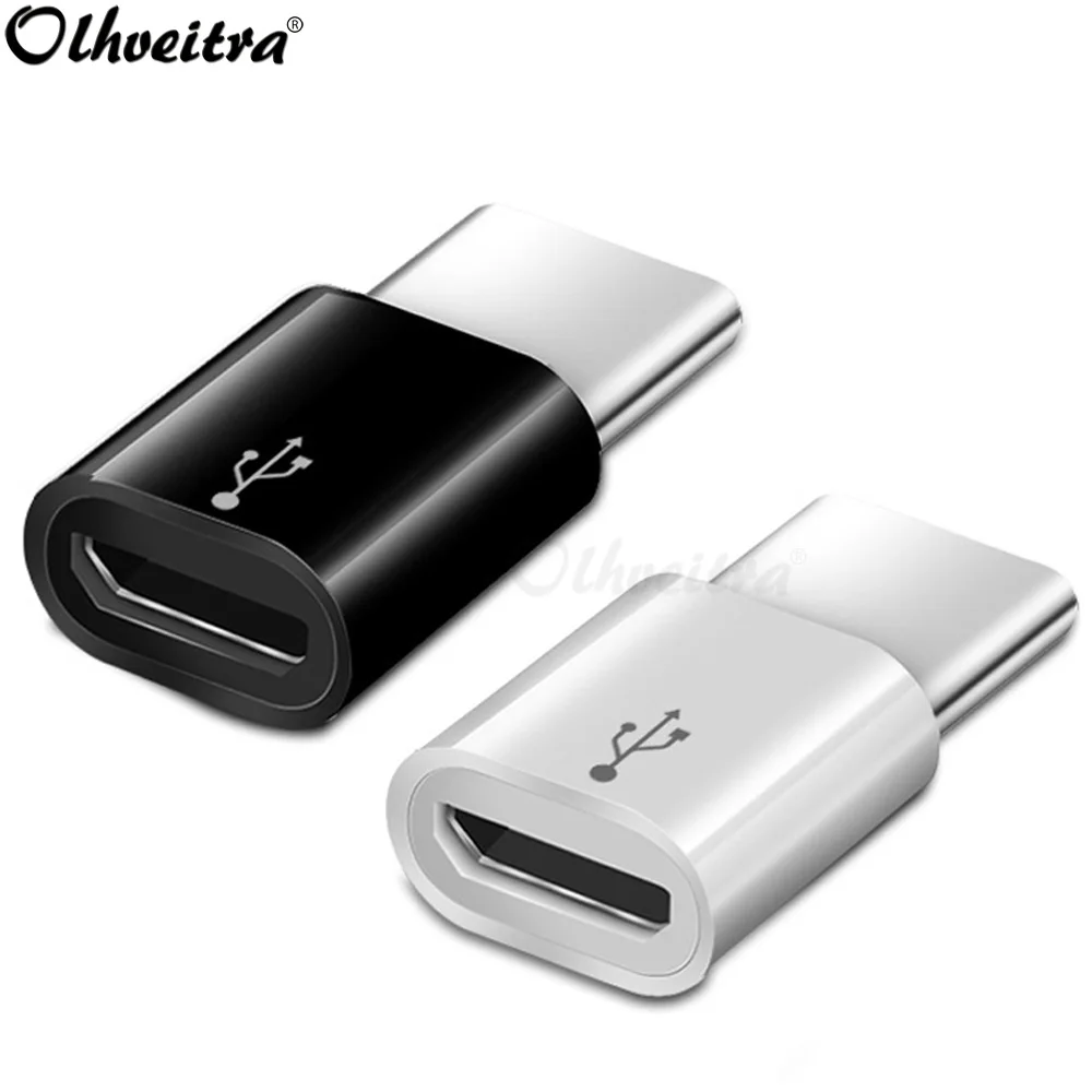 Olhveitra аксессуары для телефонов Micro USB к usb c адаптер Xiaomi Redmi Note 7 huawei P20 Pro Lite samsung S8 typec |