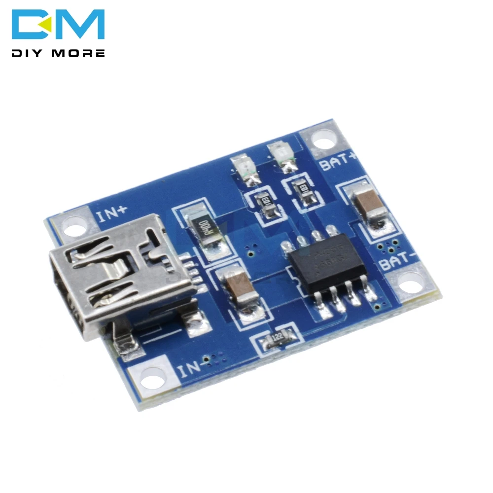 Зарядная плата с разъемом USB Type c/Micro/Mini 5 В 1A 18650 TC4056A литиевая батарея зарядная