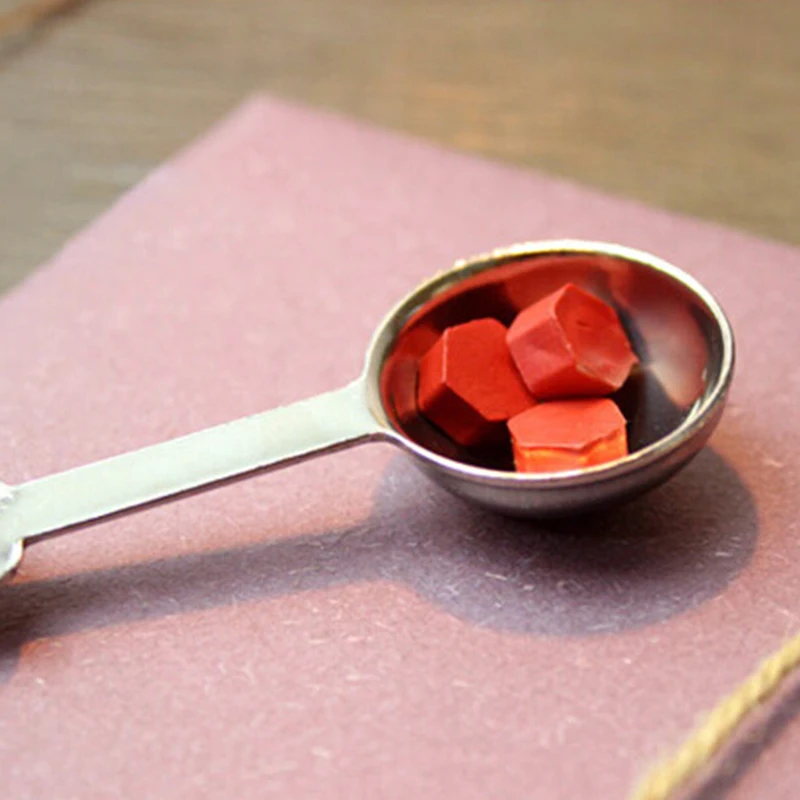 Melting Sealing Wax Stick Granule Stainless Steel Stamp Spoon Paint Stamps Long Handle | Канцтовары для офиса и дома