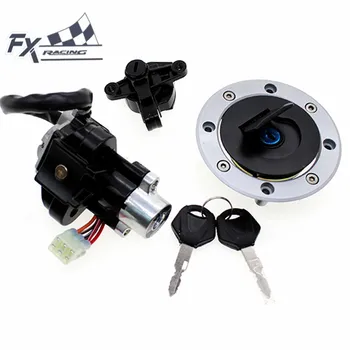 

12V Motorcycle Ignition Switch Gas Cap Fuel Tank Cover Seat Lock key Set For Suzuki Bandit GSF600 GSF 600 1996 - 1999 1997 1998