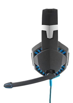 

Trust GXT 363, Gaming, Headset, Head-band, Black,Blue, Binaural, Rotary