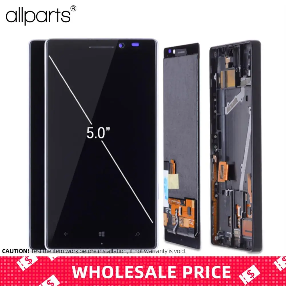 

AMOLED 5.0" ORIGINAL For NOKIA Lumia 930 LCD Touch Screen with Frame Replacement Screen for NOKIA Lumia 930 LCD Display RM-1045