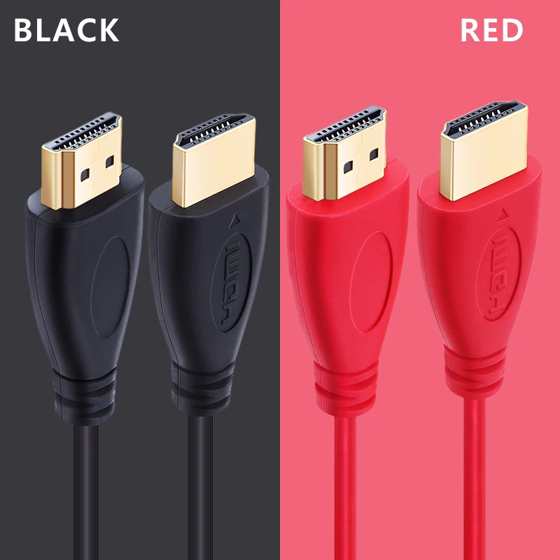 10Wholesale 100pcslot HDMI Cable High speed video cables gold plated Cable 0.3m 1m 1.5m 2m 3m 5m 7.5m 10m 15m for HD TV XBOX PS3