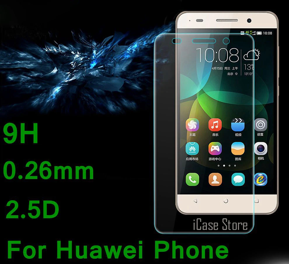 

9H Tempered Glass For Huawei Honor 6C 4C 4X 5C 5X 4A 6 7 8 Y3 Y5 Y6 II 2 Pro Ascend P6 P7 P8 P9 P10 Lite 2017 G6 G7 G8 Film Case