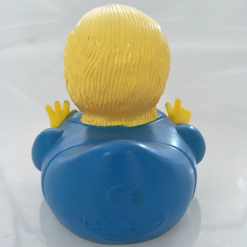 75 шт./лот Bathtoys душ вода плавающая скрипучие синие резиновые утки детские водяные