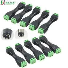 1pair 5.5mm*2.1mm Female Male DC Power Cable Connector Jack Plug Connection For LED Strip CCTV Security Camera Home Applicance