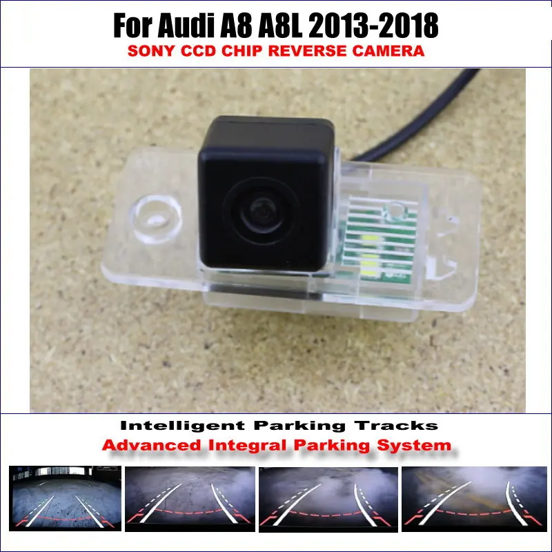 

Rear Camera For Audi A8 A8L 2013-2018 Parking Tracks Backup Reverse Lines Dynamic Guidance Tragectory