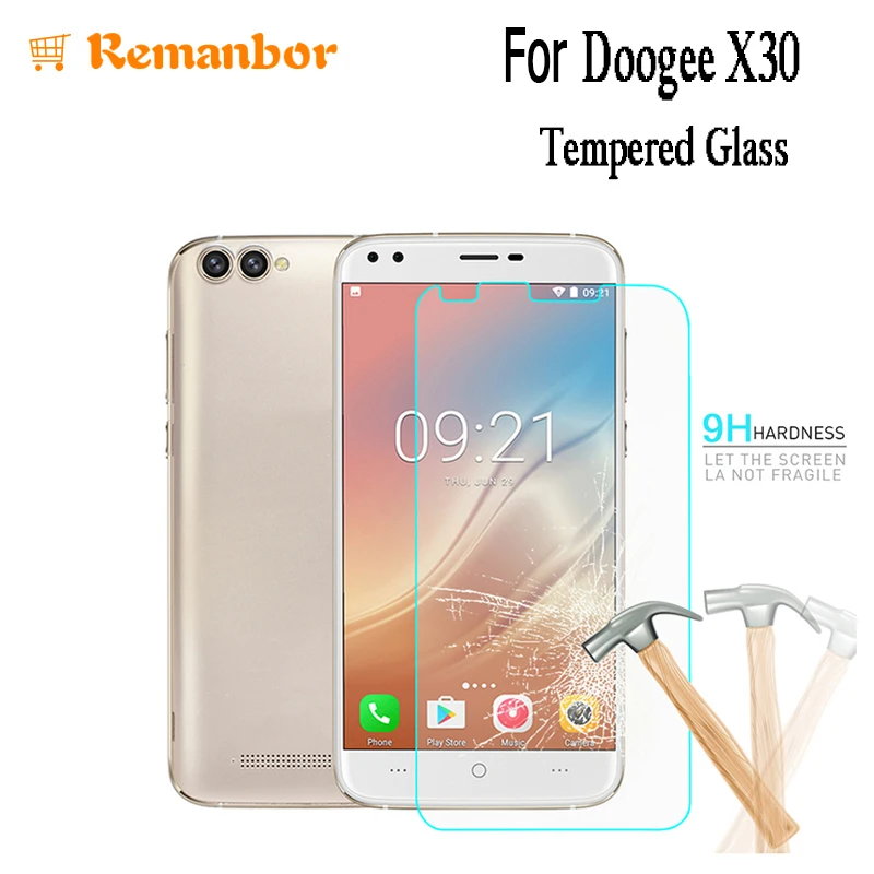 Remanbor For doogee x30 Tempered Glass Screen Protective Film Steel Films Replacement Phone Accessories | Мобильные телефоны и