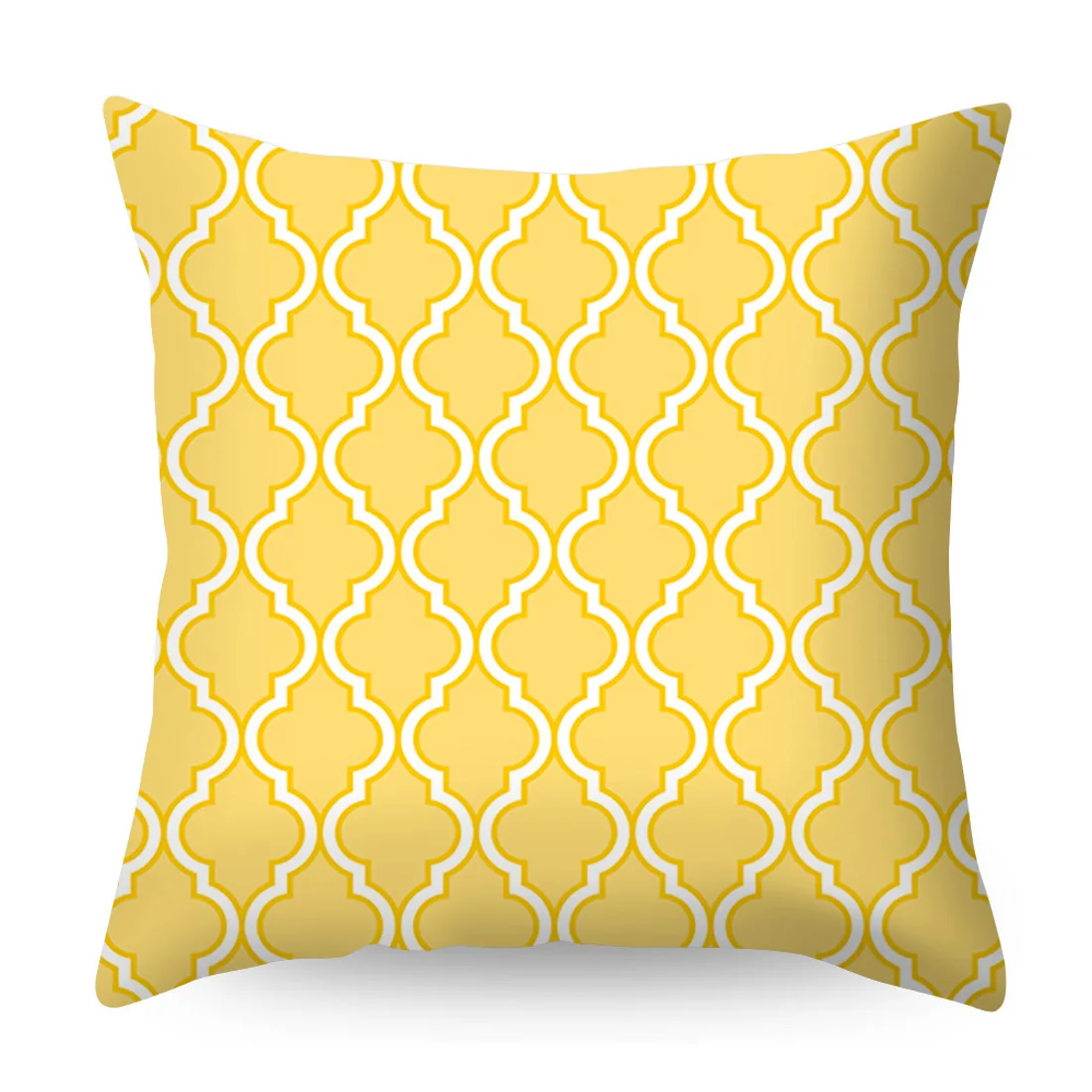 Urijk жёлтая, с геометрическим узором, с принтом Подушка Чехол диван автомобиля талии чехол для подушки офис Kussenhoes Housse de Coussin Подушка Чехол - Цвет: 7