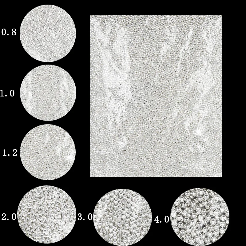 Swagpick 1 кг розовое золото черный серебристый металл икра бусины Rosas 3d дизайн ногтей
