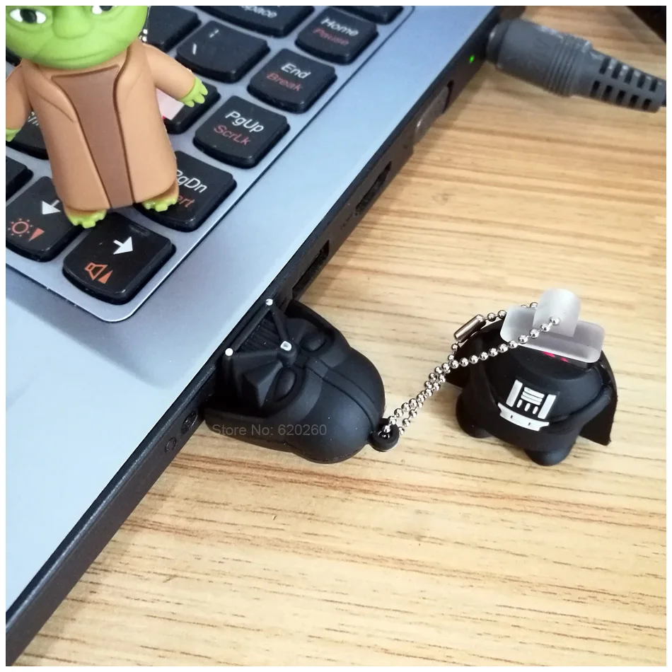 Pen drive 64GB, Cartoon USB Pen drive Star wars darth vader 4GB/8GB/16GB/32GB usb flash drive flash memory stick pendrive U disk